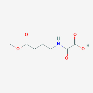 2-[(4-Methoxy-4-oxobutyl)amino]-2-oxoacetic acid