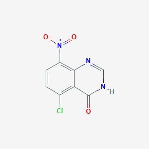 molecular formula C8H4ClN3O3 B1498546 5-Chloro-8-nitroquinazolin-4-OL CAS No. 400784-50-1