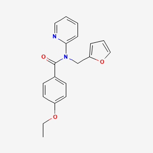 molecular formula C19H18N2O3 B14985488 4-ethoxy-N-(furan-2-ylmethyl)-N-(pyridin-2-yl)benzamide 