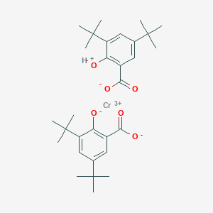 molecular formula C30H41CrO6 B1498599 Hydrogen bis[3,5-di-tert-butylsalicylato(2-)-o1,o2]chromate(1-) CAS No. 72869-85-3