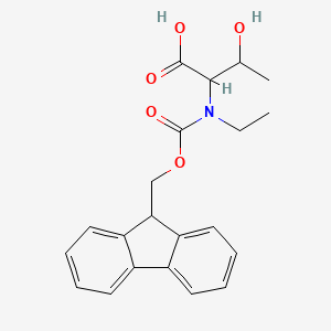 molecular formula C21H23NO5 B1498610 Fmoc-N-Et-Thr-OH 