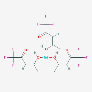 molecular formula C15H15F9NdO6 B1498615 Neodymium(III) trifluoroacetylacetonate CAS No. 37473-67-9