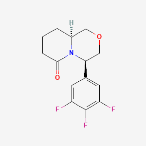 (4R,9aS)-4-(3,4,5-Trifluorophenyl)hexahydropyrido[2,1-c][1,4]oxazin-6(1H)-one