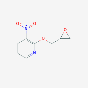 3-Nitro-2-(2-oxiranylmethoxy)pyridine