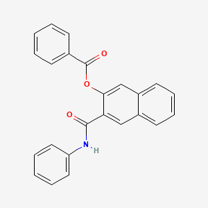 3-(Phenylcarbamoyl)naphthalen-2-yl benzoate