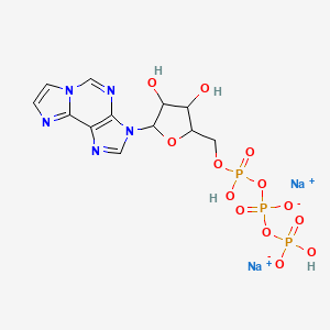 Disodium;[[(3,4-dihydroxy-5-imidazo[2,1-f]purin-3-yloxolan-2-yl)methoxy-hydroxyphosphoryl]oxy-oxidophosphoryl] hydrogen phosphate