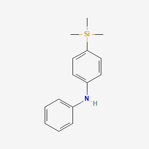 molecular formula C15H19NSi B1498661 N-Phenyl-4-(trimethylsilyl)aniline CAS No. 13024-18-5