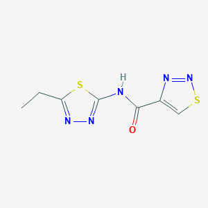 molecular formula C7H7N5OS2 B14986675 N-(5-ethyl-1,3,4-thiadiazol-2-yl)-1,2,3-thiadiazole-4-carboxamide 