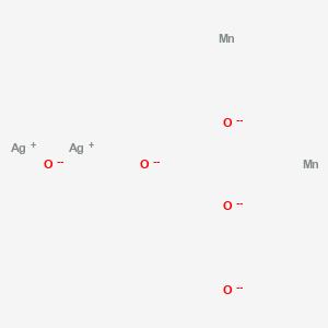 molecular formula AgMnO B1498672 Dimanganese disilver pentaoxide CAS No. 97435-23-9