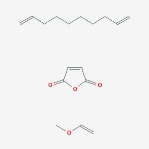 molecular formula C17H26O4 B1498683 Deca-1,9-diene;furan-2,5-dione;methoxyethene CAS No. 136392-67-1