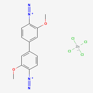 molecular formula C14H12Cl4N4O2Zn B1498696 Fast Blue B Salt CAS No. 84633-94-3