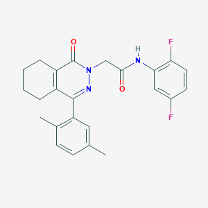 molecular formula C24H23F2N3O2 B14987206 N-(2,5-difluorophenyl)-2-[4-(2,5-dimethylphenyl)-1-oxo-5,6,7,8-tetrahydrophthalazin-2(1H)-yl]acetamide 