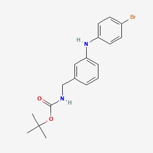 molecular formula C18H21BrN2O2 B1498722 N-(4-Bromophenyl-N-(3-Boc-aminomethylphenyl)amine CAS No. 886362-63-6