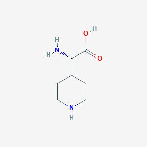 (S)-alfa-Amino-4-piperidine acetic acid