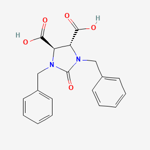 (4R,5R)-1,3-Dibenzyl-2-oxoimidazolidine-4,5-dicarboxylic acid