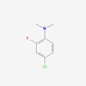 molecular formula C8H9ClFN B1498761 4-chloro-2-fluoro-N,N-dimethylaniline CAS No. 914635-85-1