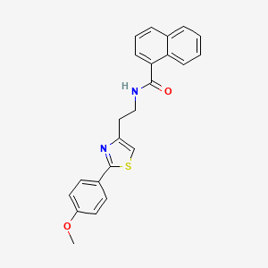 molecular formula C23H20N2O2S B14987807 N-{2-[2-(4-methoxyphenyl)-1,3-thiazol-4-yl]ethyl}naphthalene-1-carboxamide 