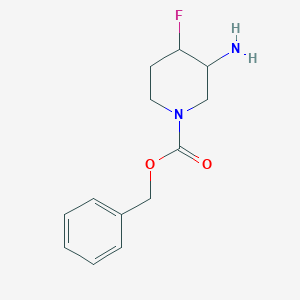 Benzyl 3-amino-4-fluoropiperidine-1-carboxylate