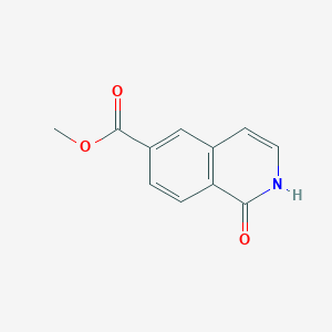molecular formula C11H9NO3 B1498782 Methyl 1-oxo-1,2-dihydroisoquinoline-6-carboxylate CAS No. 1184920-35-1