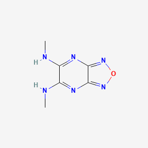 molecular formula C6H8N6O B14987824 N~5~,N~6~-Dimethyl[1,2,5]oxadiazolo[3,4-b]pyrazine-5,6-diamine CAS No. 210301-47-6