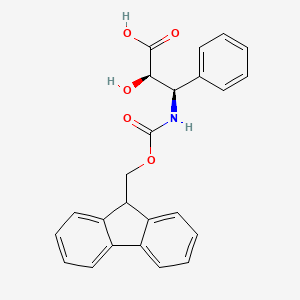 (2R,3R)-3-((((9H-Fluoren-9-yl)methoxy)carbonyl)amino)-2-hydroxy-3-phenylpropanoic acid