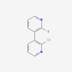 molecular formula C10H6ClFN2 B1498793 2-Chloro-2'-fluoro-3,3'-bipyridine CAS No. 942206-09-9