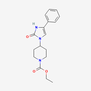 1-(1-Ethoxycarbonyl-4-piperidinyl)-4-phenyl-4-imidazolin-2-one