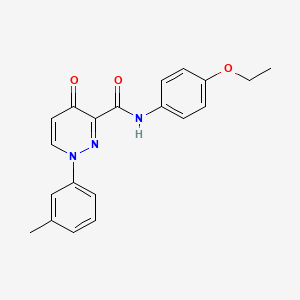 molecular formula C20H19N3O3 B14988020 N-(4-ethoxyphenyl)-1-(3-methylphenyl)-4-oxo-1,4-dihydropyridazine-3-carboxamide 