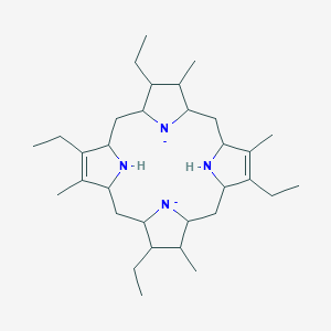 molecular formula C32H54N4-2 B1498817 2,7,13,17-Tetraethyl-3,8,12,18-tetramethyl-1,2,3,4,5,6,9,10,11,12,13,14,15,16,19,20-hexadecahydroporphyrin-21,23-diide CAS No. 25878-85-7