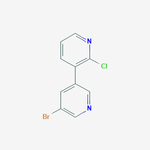 molecular formula C10H6BrClN2 B1498907 5-Bromo-2'-chloro-3,3'-bipyridine CAS No. 942206-00-0
