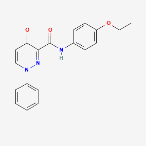 molecular formula C20H19N3O3 B14989094 N-(4-ethoxyphenyl)-1-(4-methylphenyl)-4-oxo-1,4-dihydropyridazine-3-carboxamide 