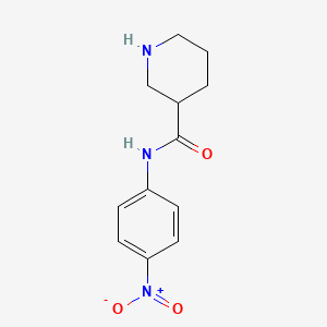 molecular formula C12H15N3O3 B1498923 N-(4-Nitrophenyl)piperidine-3-carboxamide CAS No. 774535-95-4