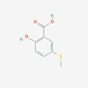 2-Hydroxy-5-(methylsulfanyl)benzoic acid