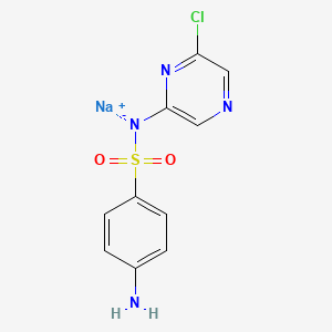 molecular formula C10H9ClN4NaO2S B1498937 Sulfaclozine sodium CAS No. 23307-72-4