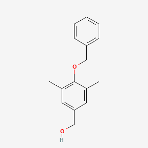 molecular formula C16H18O2 B1498948 [4-(Benzyloxy)-3,5-dimethylphenyl]methanol 