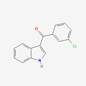 molecular formula C15H10ClNO B1498977 3-(3-Chlorobenzoyl)indole CAS No. 405275-16-3