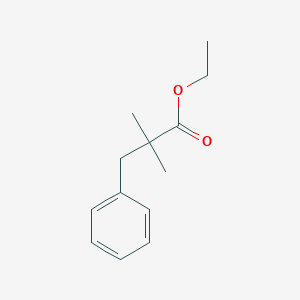 molecular formula C13H18O2 B014990 Ethyl 2,2-dimethyl-3-phenylpropanoate CAS No. 94800-92-7