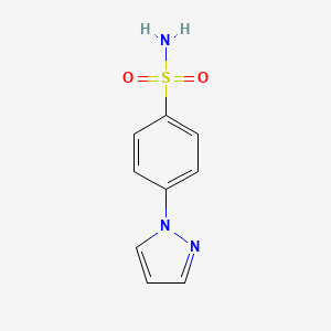 molecular formula C9H9N3O2S B1499003 4-(1H-Pyrazol-1-YL)benzenesulfonamide CAS No. 51891-85-1