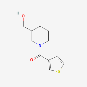 B1499023 (3-Hydroxymethyl-piperidin-1-yl)-thiophen-3-yl-methanone CAS No. 916791-30-5