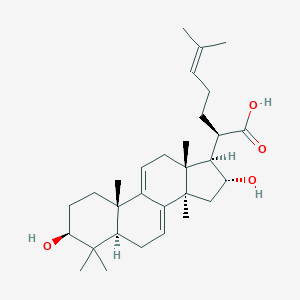 molecular formula C30H46O4 B149905 16alpha-Hydroxydehydrotrametenolic acid CAS No. 176390-66-2