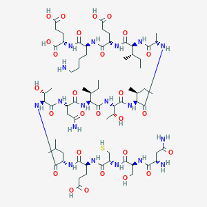 molecular formula C70H120N18O27S B149906 Fsh-beta-(1-15) CAS No. 135077-24-6