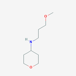 molecular formula C9H19NO2 B1499066 N-(3-methoxypropyl)oxan-4-amine CAS No. 887589-01-7