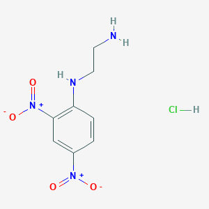 molecular formula C8H11ClN4O4 B1499086 N'-(2,4-dinitrophenyl)ethane-1,2-diamine;hydrochloride 