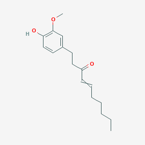molecular formula C17H24O3 B149917 (6)-Shogaol CAS No. 36700-45-5