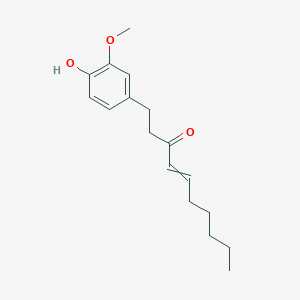 molecular formula C19H28O3 B149917 (8)-Shogaol CAS No. 36700-45-5