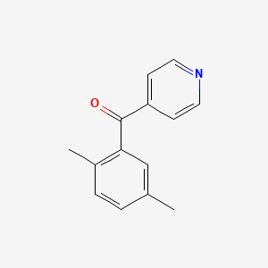 molecular formula C14H13NO B1499179 (2,5-Dimethylphenyl)(pyridin-4-yl)methanone 