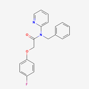 molecular formula C20H17FN2O2 B14992169 N-benzyl-2-(4-fluorophenoxy)-N-(pyridin-2-yl)acetamide 