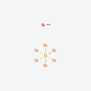 B1499293 Strontium hexabromosilicate(2-) CAS No. 97158-18-4