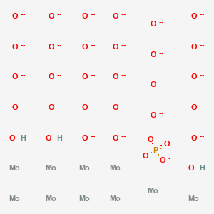 molecular formula H3Mo10O34P-60 B1499306 Molybdenum hydroxide oxide phosphate (Mo10(OH)3O27(PO4)) CAS No. 12519-76-5