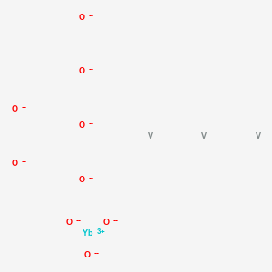 molecular formula O9V3Yb-15 B1499319 Trivanadium ytterbium nonaoxide CAS No. 93585-69-4